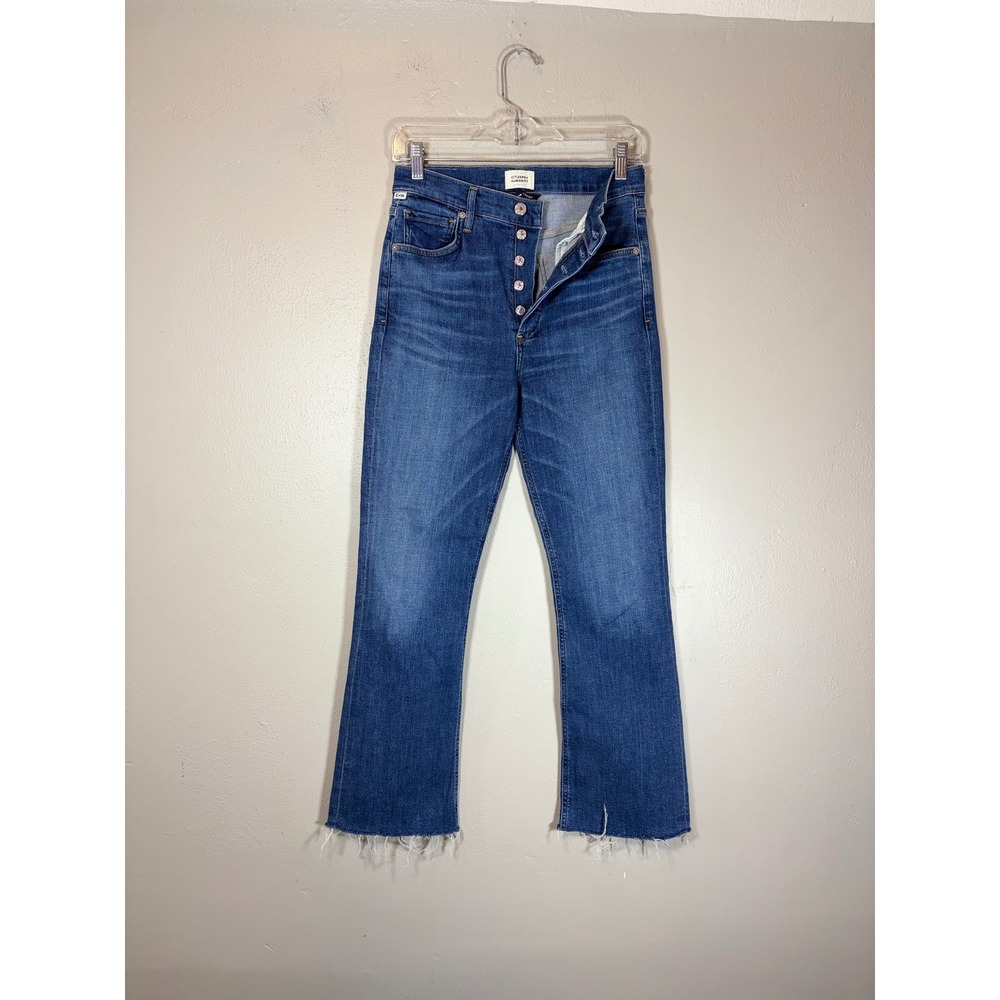 Citizens of Humanity‎ Premium Vintage High Rise Button Fly Crop Flare Jeans 26